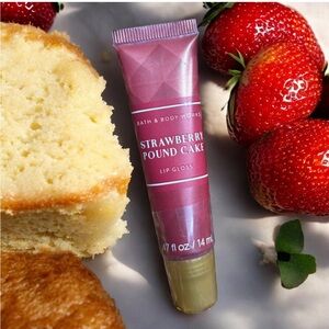 Bath & Body Works 
Strawberry Pound Cake Lip Gloss